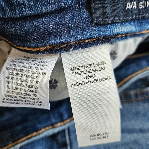 Lucky Brank Women's Blue Ava Skinny Denim Jeans Size 4/27 - Picture 10 of 12